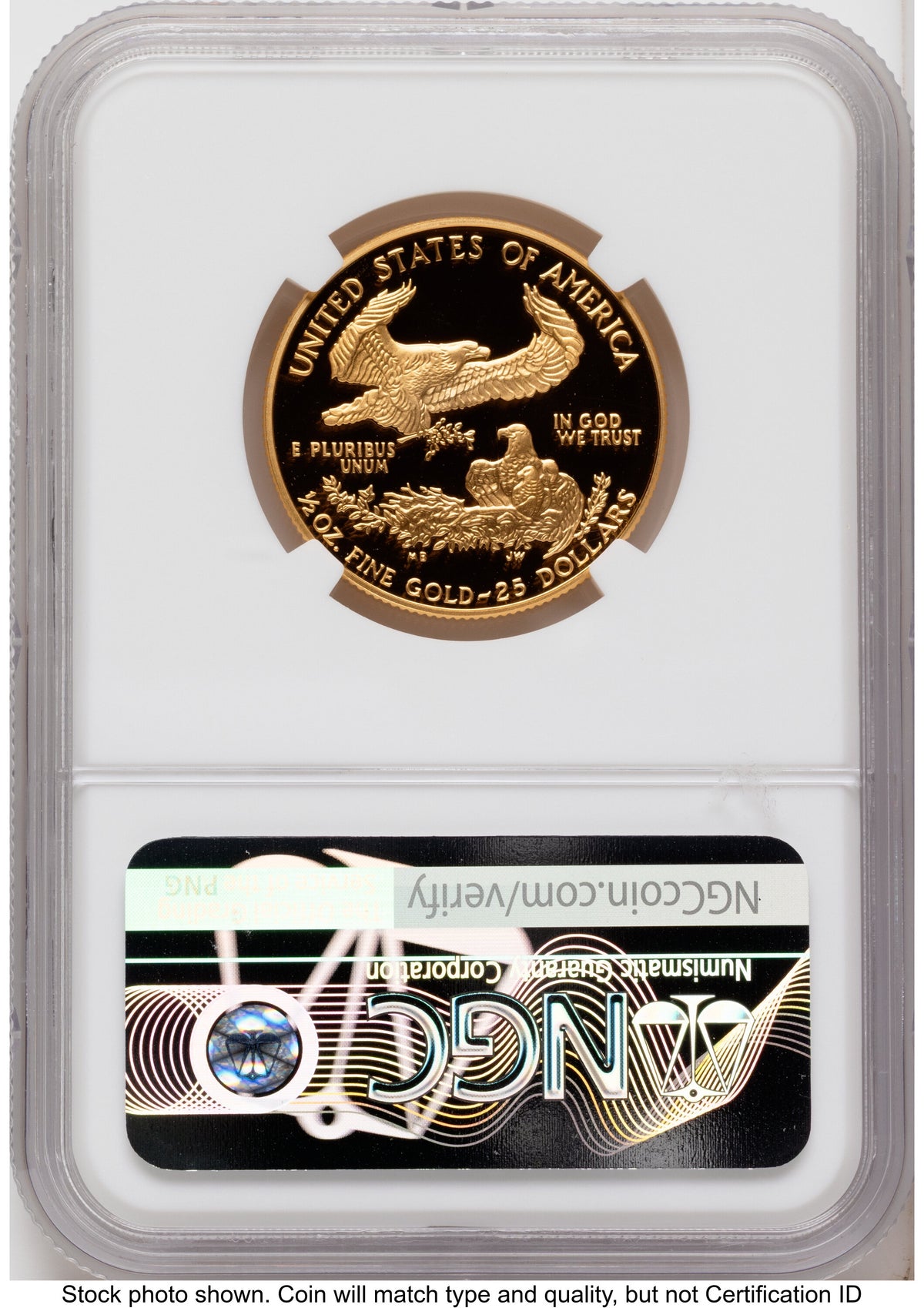 1998-W Proof Gold Eagle 1.85 oz Mike Castle NGC PF70