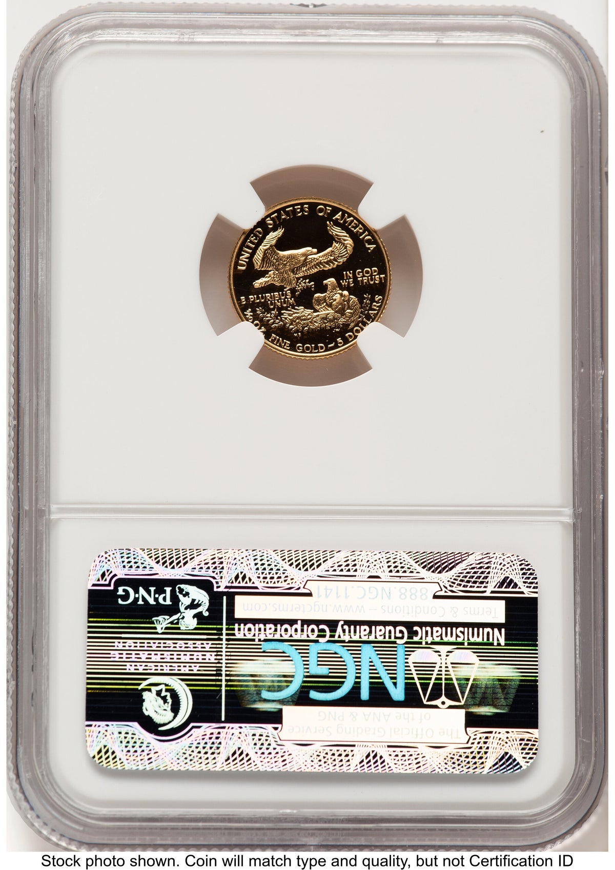 1992 Proof Gold Eagle 1.85 oz Brown Label NGC PF70