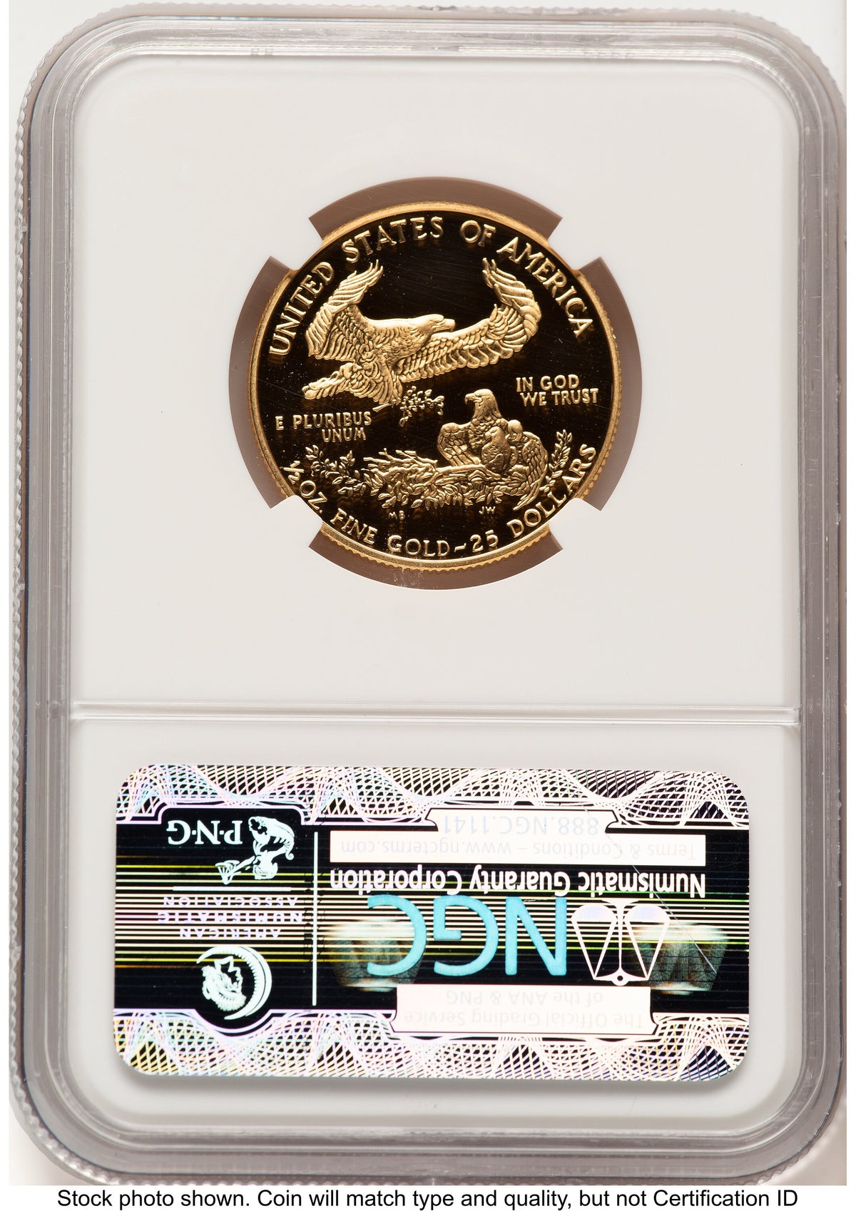 1992 Proof Gold Eagle 1.85 oz Brown Label NGC PF70