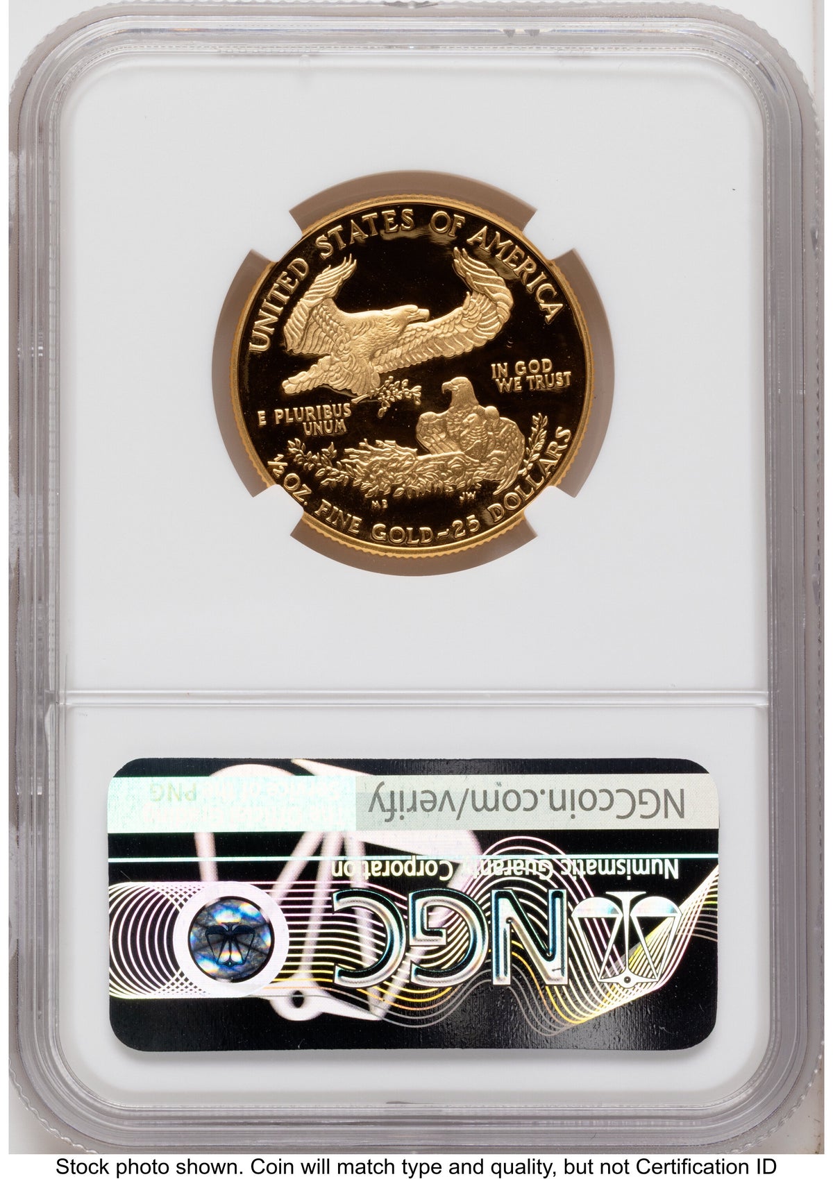 1994-W Proof Gold Eagle 1.85 oz Mike Castle NGC PF70