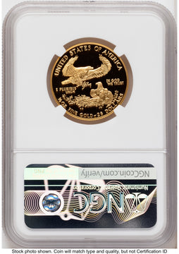 1987-P Proof Gold Eagle 1/2 oz Mike Castle NGC PF70