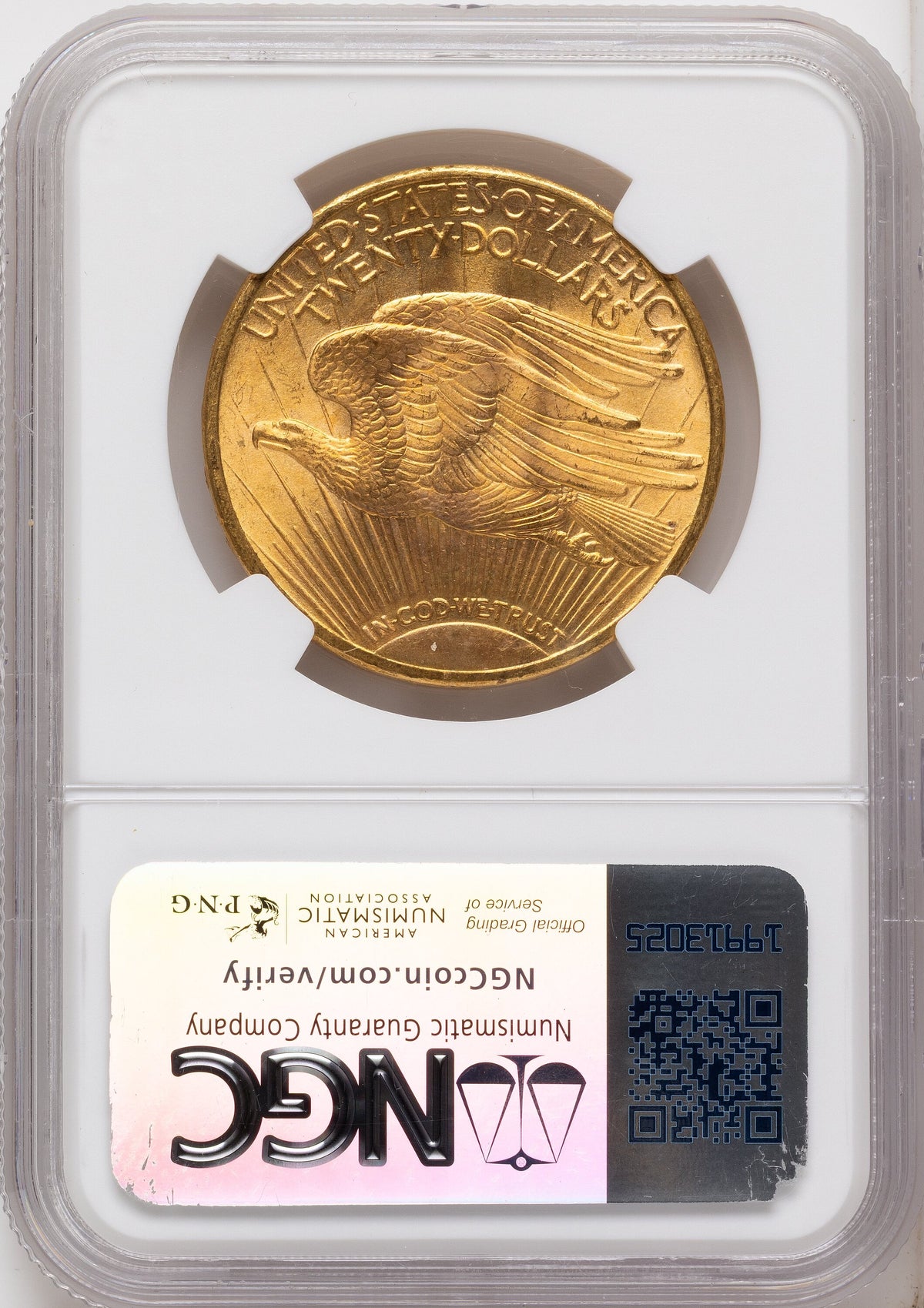 1914-S $20 Saint-Gaudens Double Eagle NGC MS66