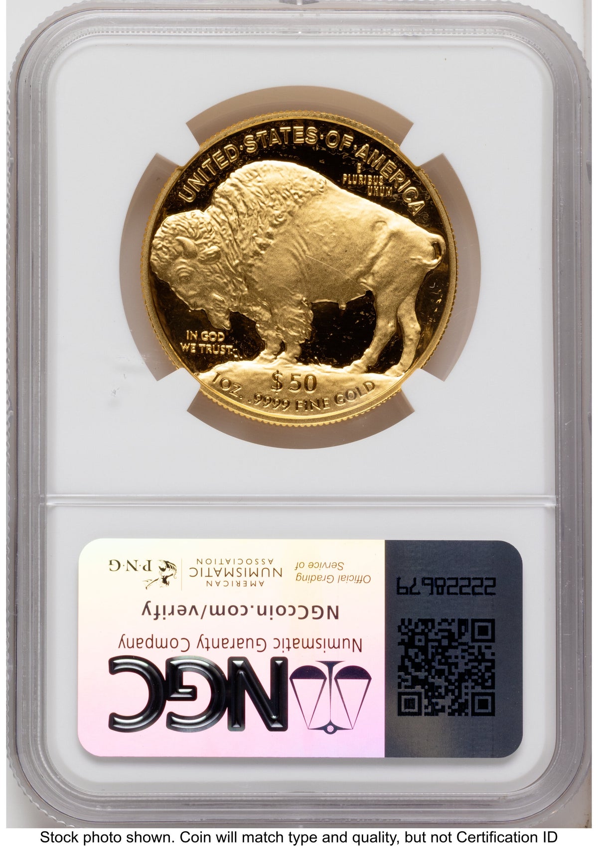 2024-W Proof Gold Buffalo 1 oz ER Kenneth Bressett Red Book NGC PF70