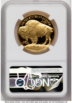 2026-W Proof Gold Buffalo 1 oz ER Kenneth Bressett America 250 NGC PF70