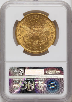 1876-S $20 Liberty Double Eagle NGC MS62