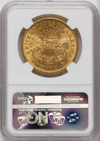 1876-S $20 Liberty Double Eagle NGC MS62