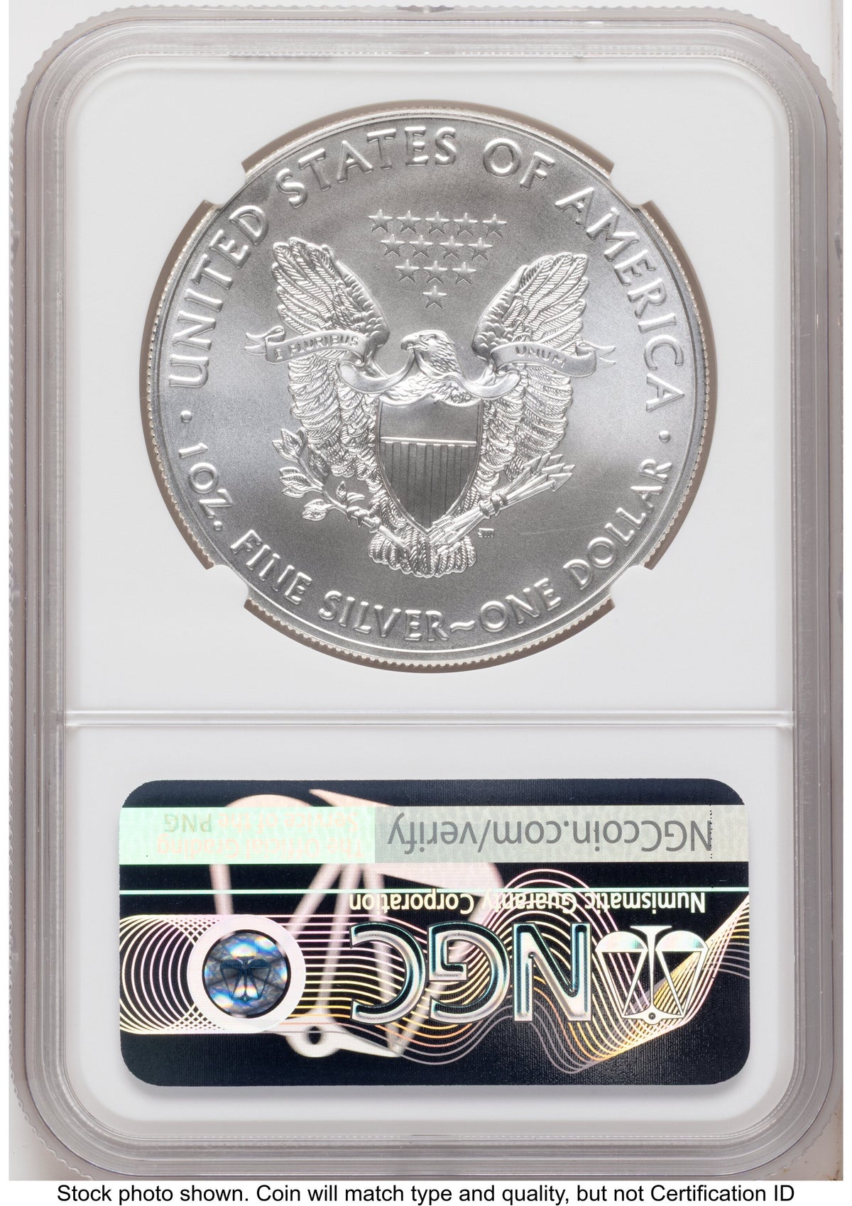 2020 Silver Eagle FDI Anna Cabral NGC MS70