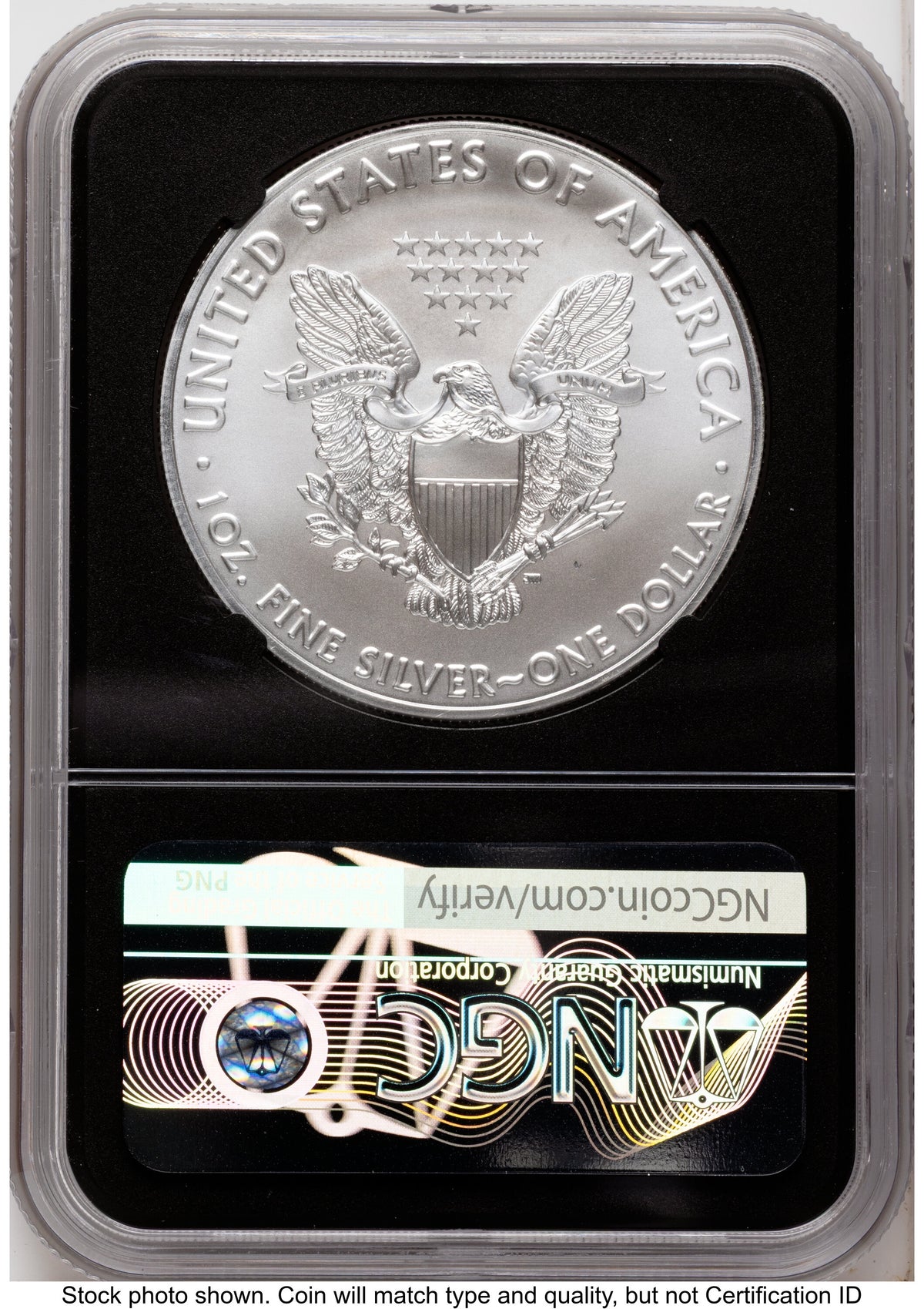2021 Silver Eagle Type 1 David J Ryder Last Day of Production NGC MS70