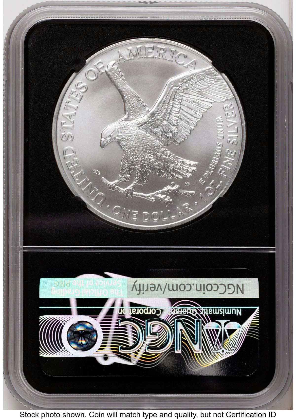 2021 Silver Eagle Type 2 Michael Gaudioso First Day of Production First 38 Boxes NGC MS70