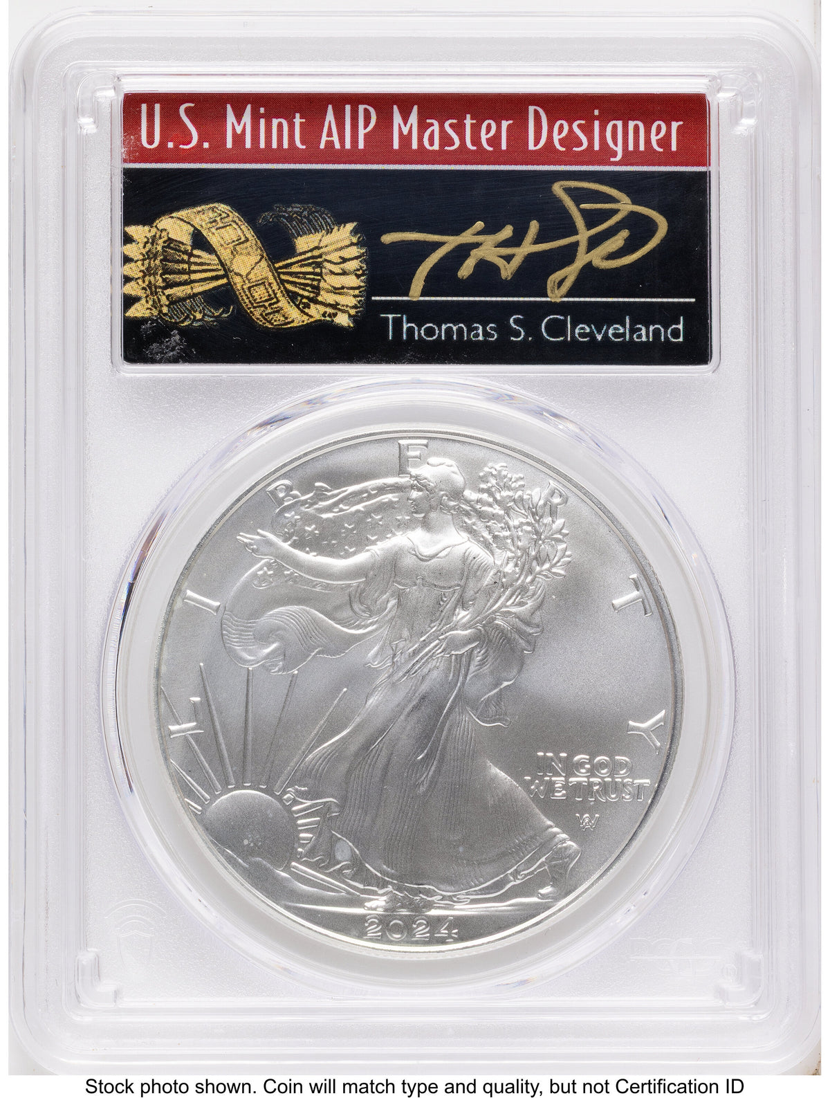 2024 Silver Eagle FS Thomas Cleveland Arrows PCGS MS70