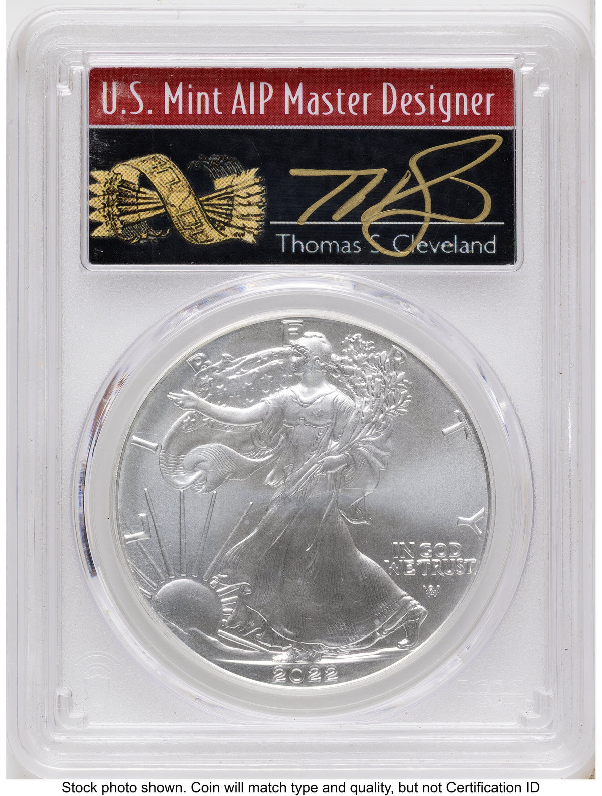 2022 Silver Eagle FS Thomas Cleveland Arrows PCGS MS70