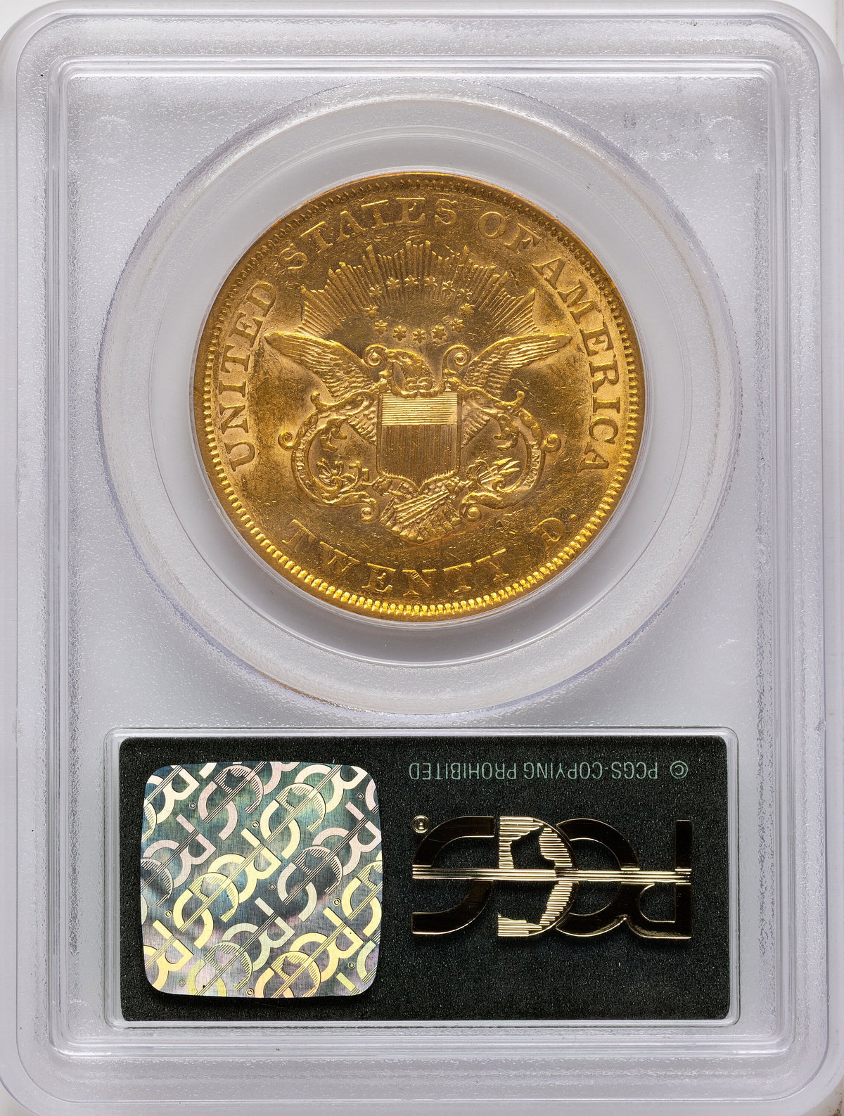 1853 $20 Liberty Double Eagle PCGS XF45