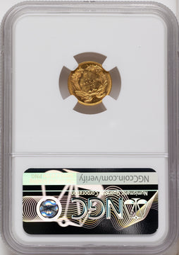 1874 G$1 Gold Dollar NGC MS64