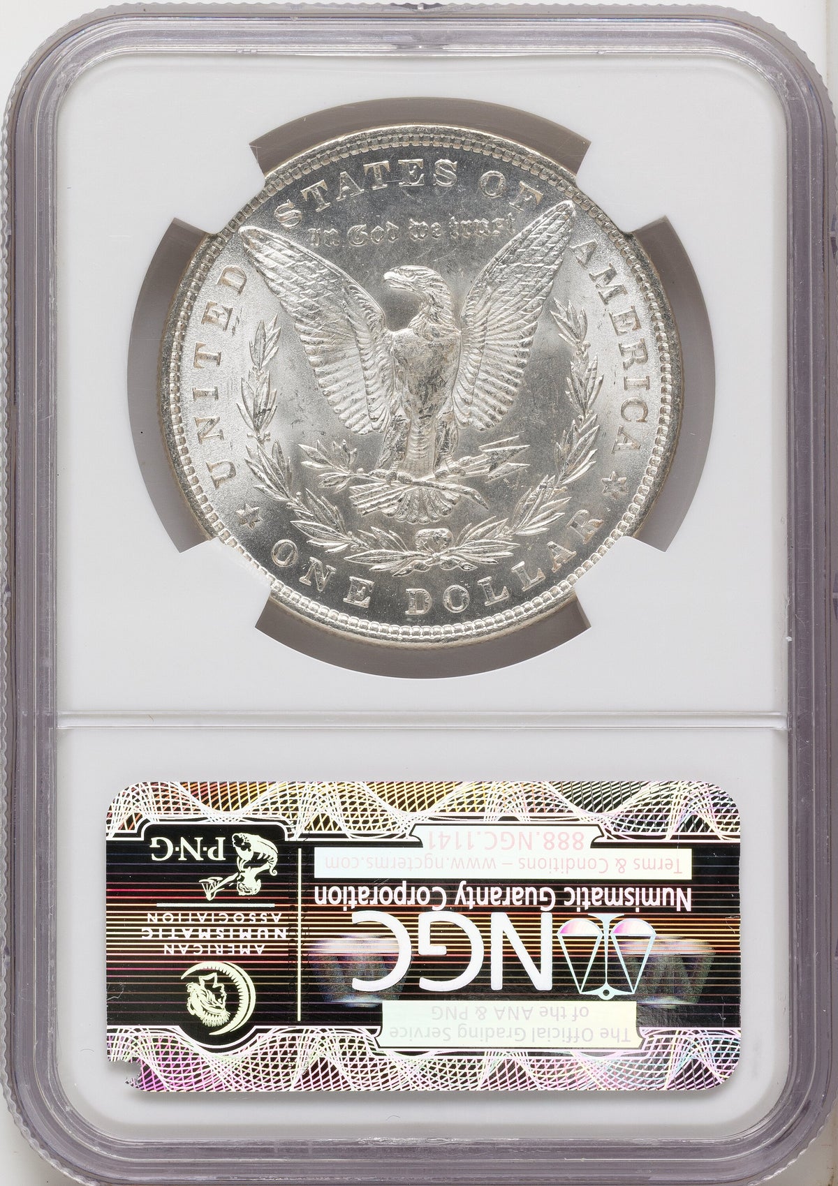 1881 Morgan Dollar NGC MS65