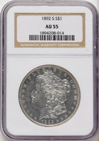 1892-S Morgan Dollar NGC AU55