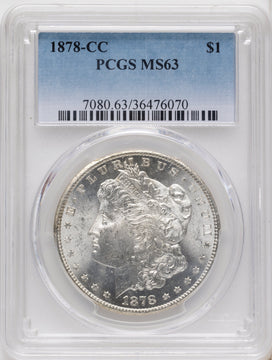 1878-CC Morgan Dollar PCGS MS63