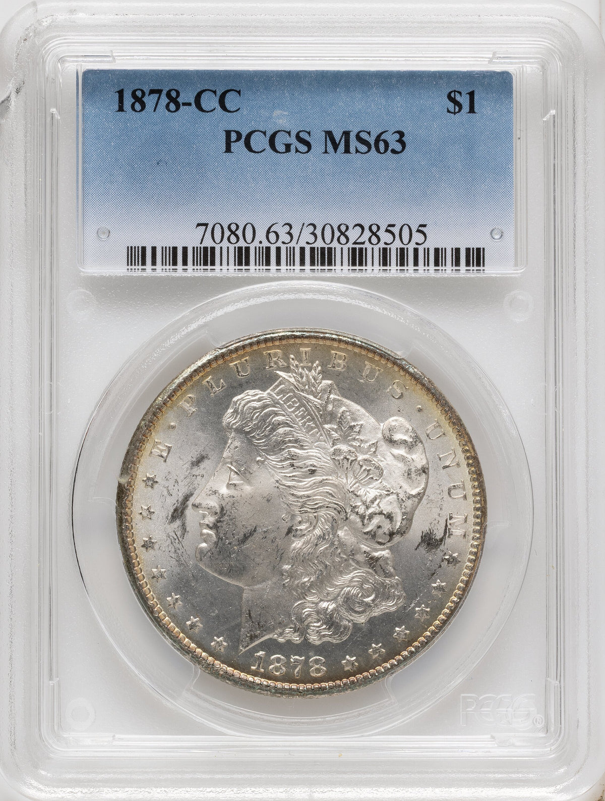 1878-CC Morgan Dollar PCGS MS63