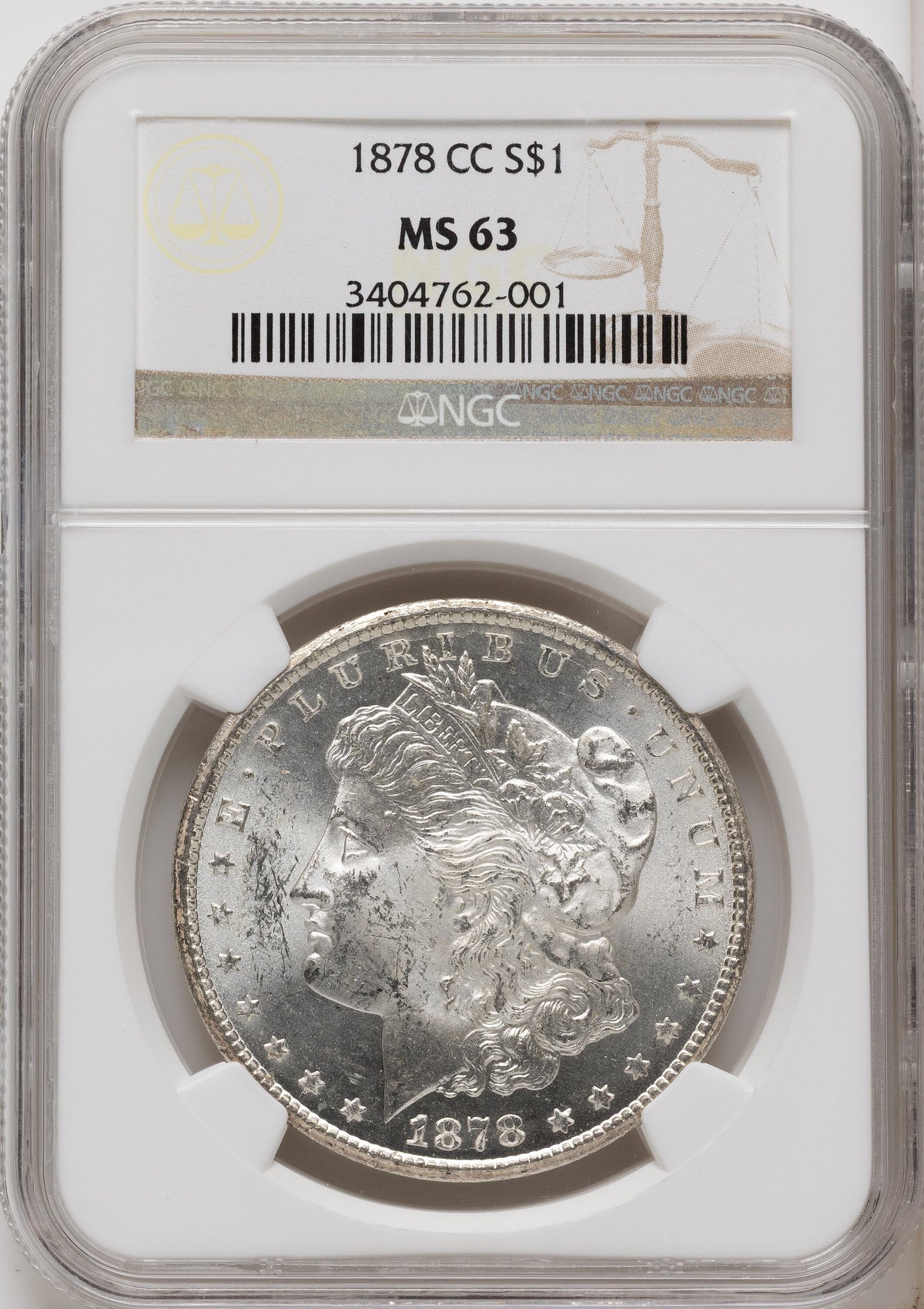 1878-CC Morgan Dollar NGC MS63