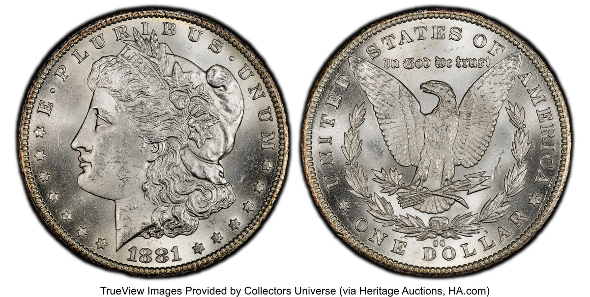 1881-CC Morgan Dollar PCGS MS63