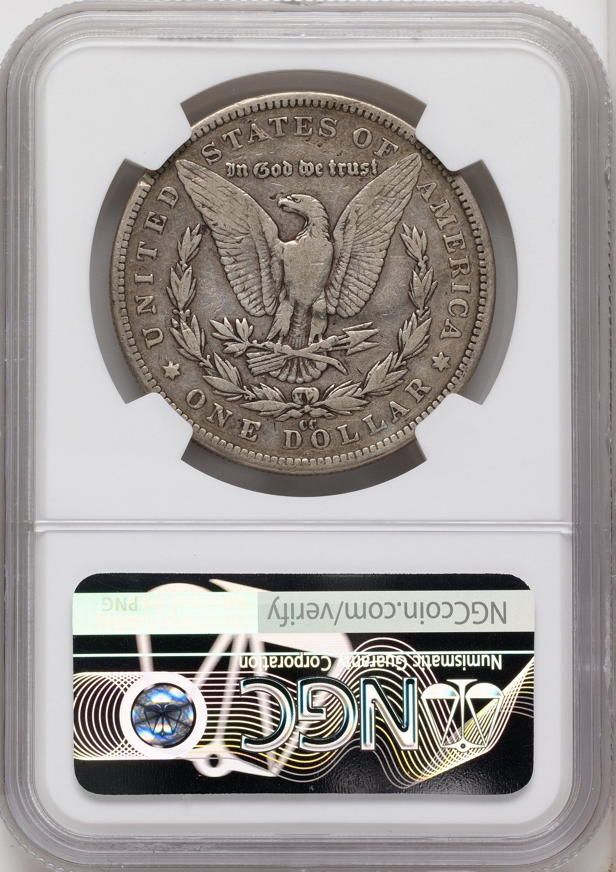 1889-CC Morgan Dollar NGC VF20