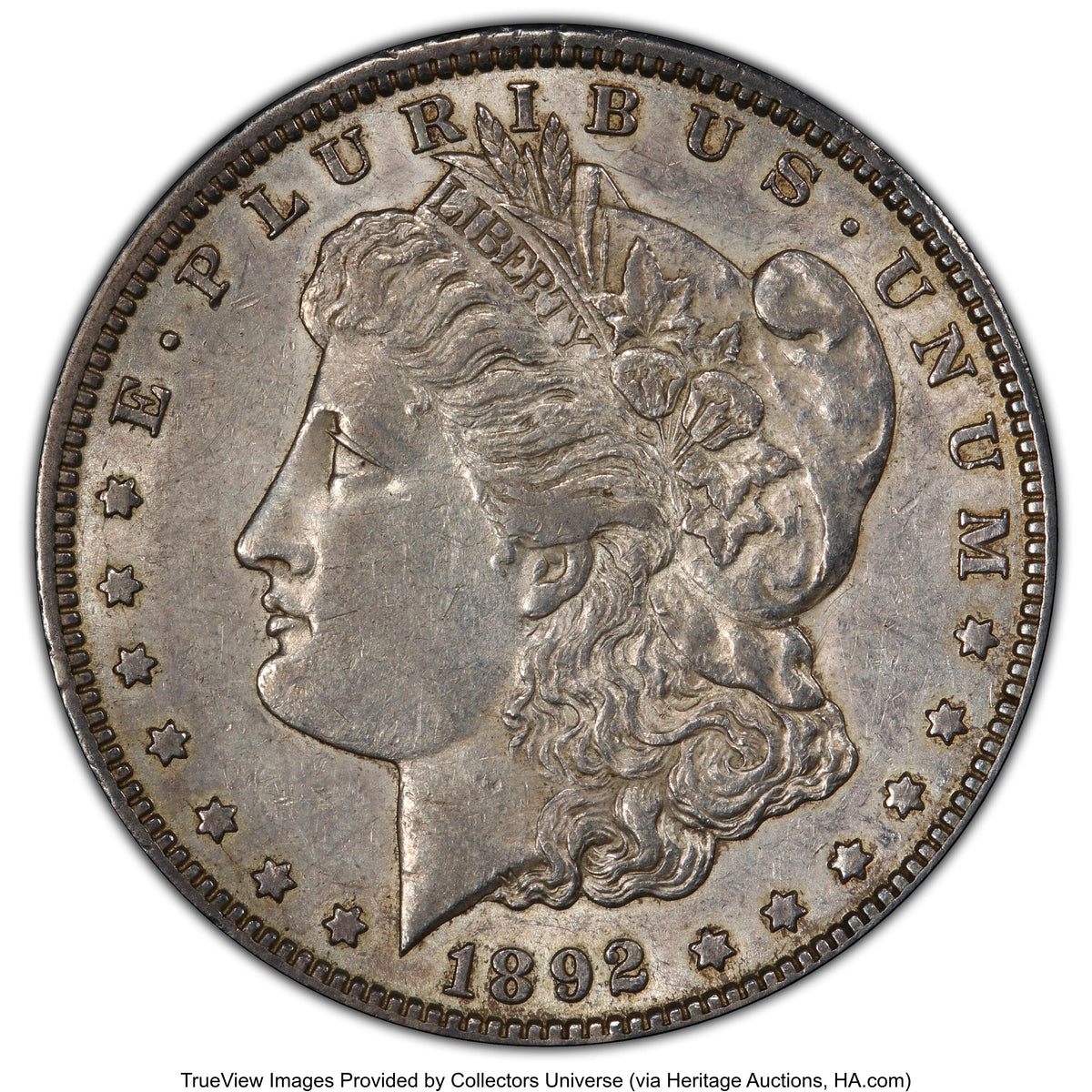 1892-CC Morgan Dollar PCGS AU50