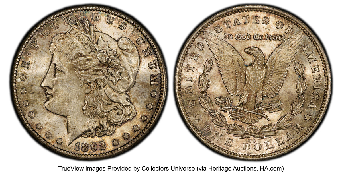 1892-CC Morgan Dollar PCGS MS63