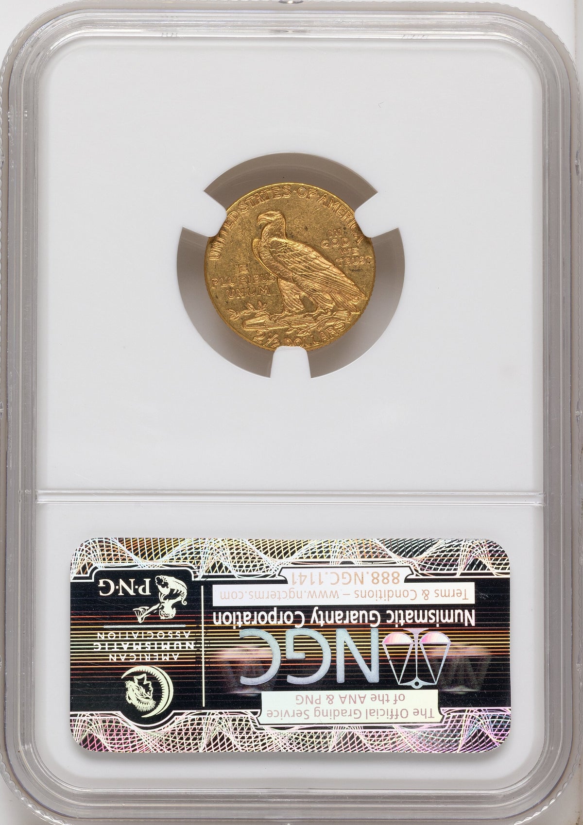 1914 $2.50 Indian Quarter Eagle NGC MS61