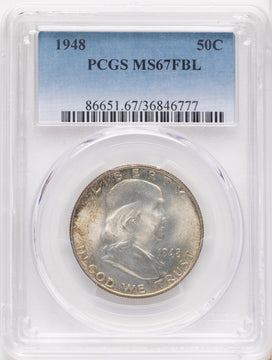 1948 50C FL Franklin Half Dollar PCGS MS67