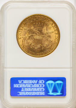 1893 $20 Liberty Double Eagle NGC MS62