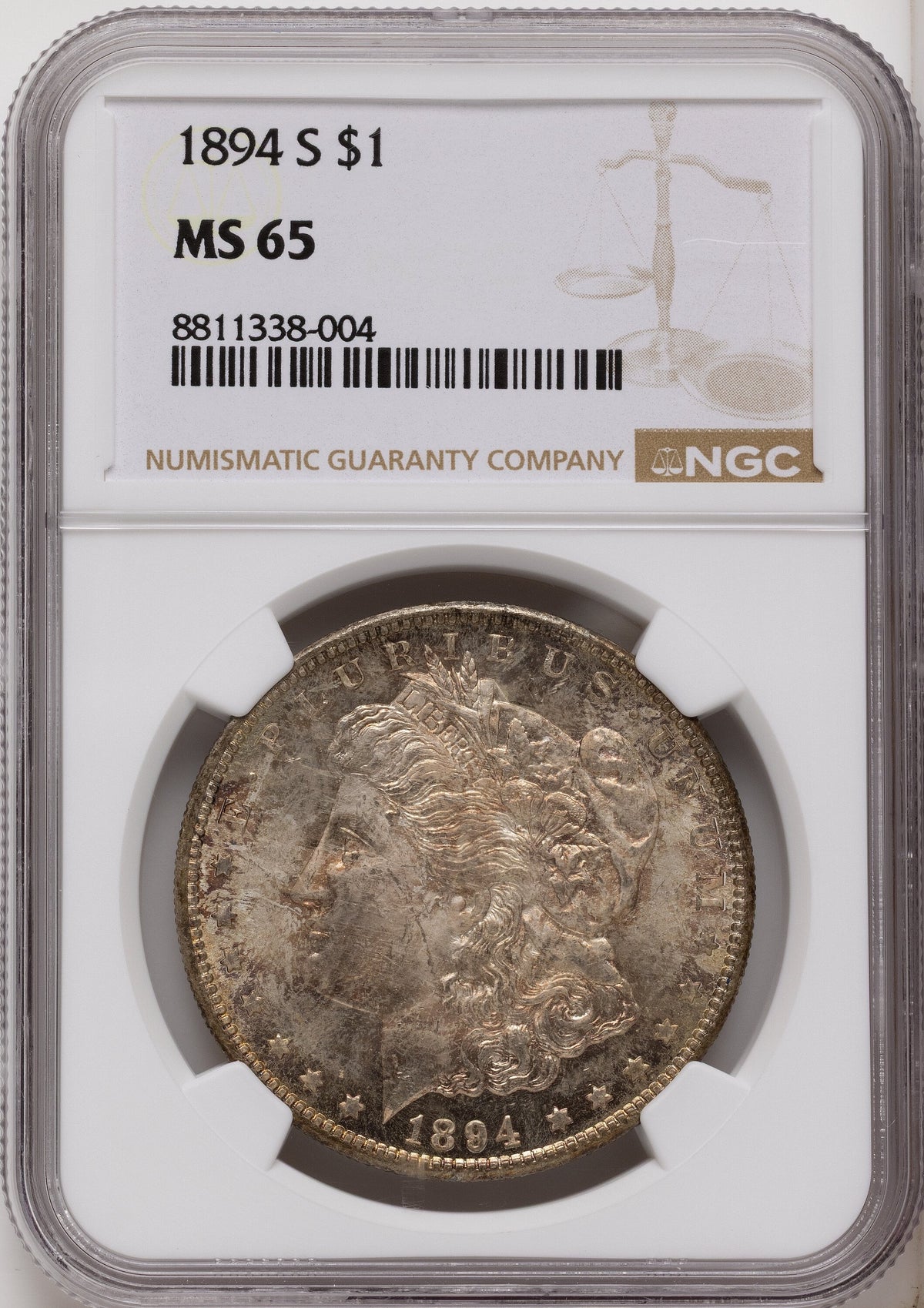 1894-S Morgan Dollar NGC MS65