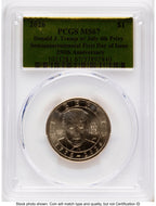 2026 Semiquincentennial President Donald J. Trump $1 (Privy Mark) FDI Gold Foil PCGS MS67