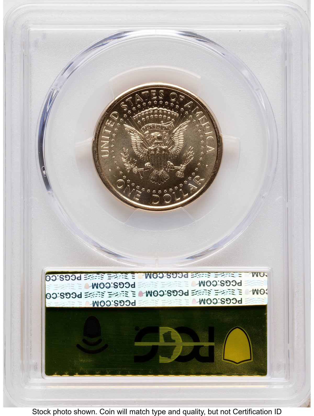 2026 Semiquincentennial President Donald J. Trump $1 (Privy Mark) FDI Gold Foil PCGS MS66