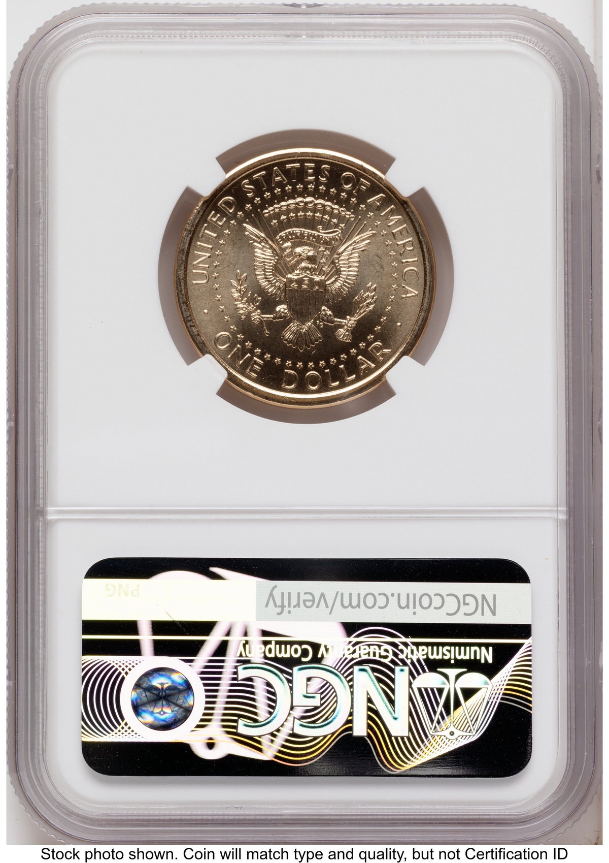 2026 Semiquincentennial President Donald J. Trump $1 (Privy Mark) 250th Red Bell Banner Label NGC MS67
