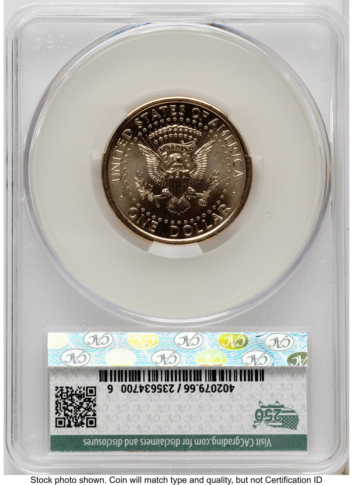 2026 Semiquincentennial President Donald J. Trump $1 Advanced Delivery Ron Drzewucki America 250 CACG MS66