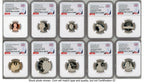 2026 10 Coin Semiquincentennial Clad Proof Set FDI America 250 Congress Building Label NGC PF70