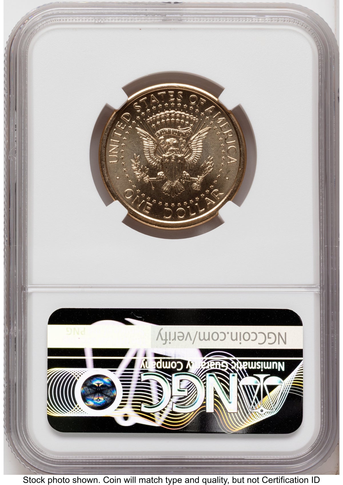 2026 Semiquincentennial President Donald J. Trump $1 FDI America 250 Congress Building Label NGC MS68