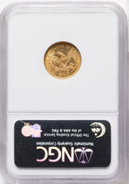 1856 $2.50 Liberty Quarter Eagle NGC MS63