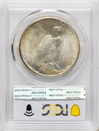 1925 CAC Peace Dollar PCGS MS67