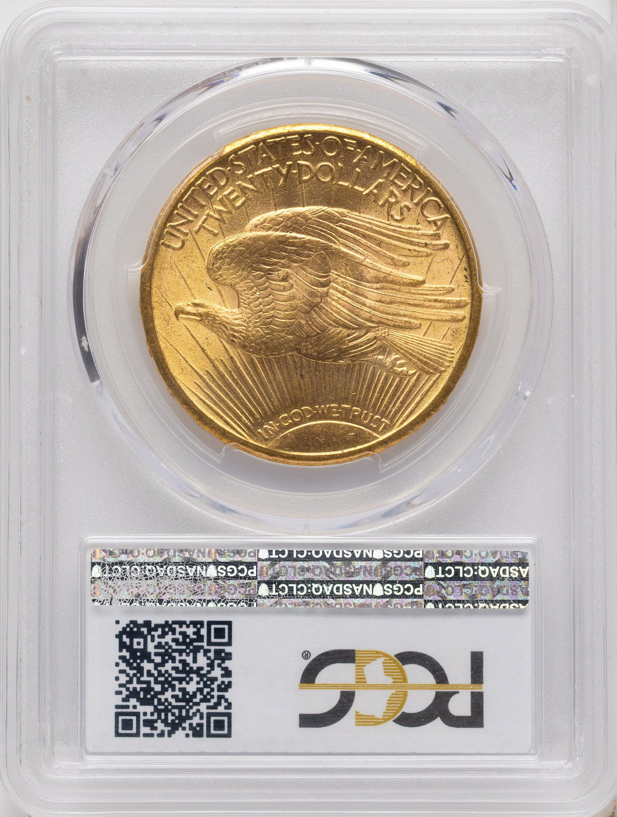 1911-S $20 Saint-Gaudens Double Eagle PCGS MS65