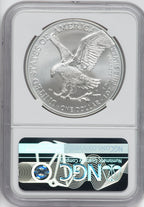 2021 Silver Eagle Type 2 At Dusk & Dawn 35th Anniversary 8th NGC MS69 Michael Gaudioso Signed
