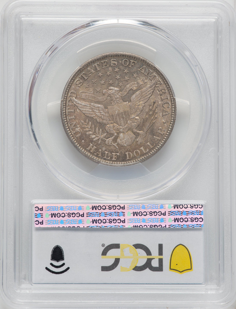 1910-S 50C CAC Barber Half Dollar PCGS MS66+