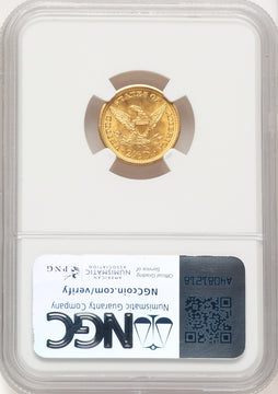 1903 $2.50 CAC Liberty Quarter Eagle NGC MS66+