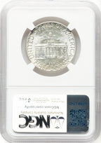 1946 50C Iowa Commemorative Silver NGC MS68