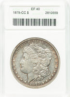 1879-CC Morgan Dollar ANACS XF40
