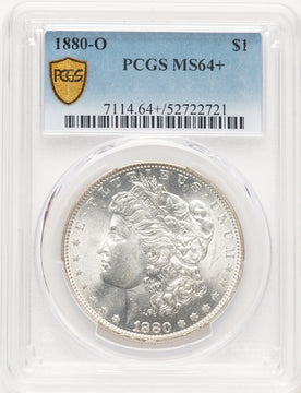 1880-O Morgan Dollar PCGS MS64+