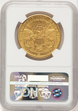 1885 $20 Liberty Double Eagle NGC AU53