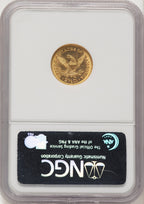 1884 $2.50 Liberty Quarter Eagle NGC MS63