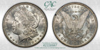 1883-CC $1 GSA Treasure Hoard Morgan Dollar CAC AU50 UNC DETAILS