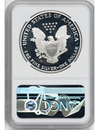 1995-W American Silver Eagle NGC PF70 Ultra Cameo John Mercanti Signed