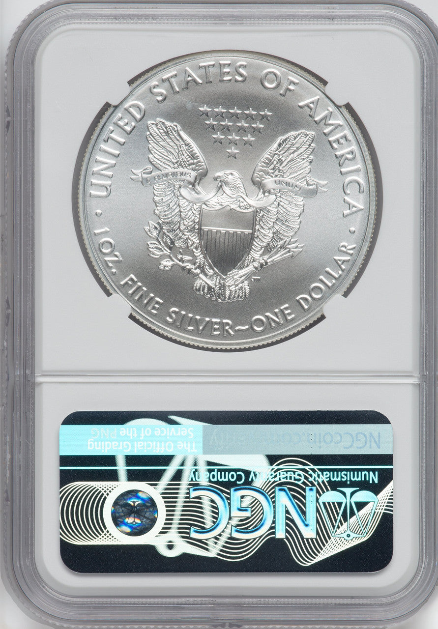 2021 American Silver Eagle Type 1 At Dusk & Dawn 35th Anniversary 96th NGC MS69